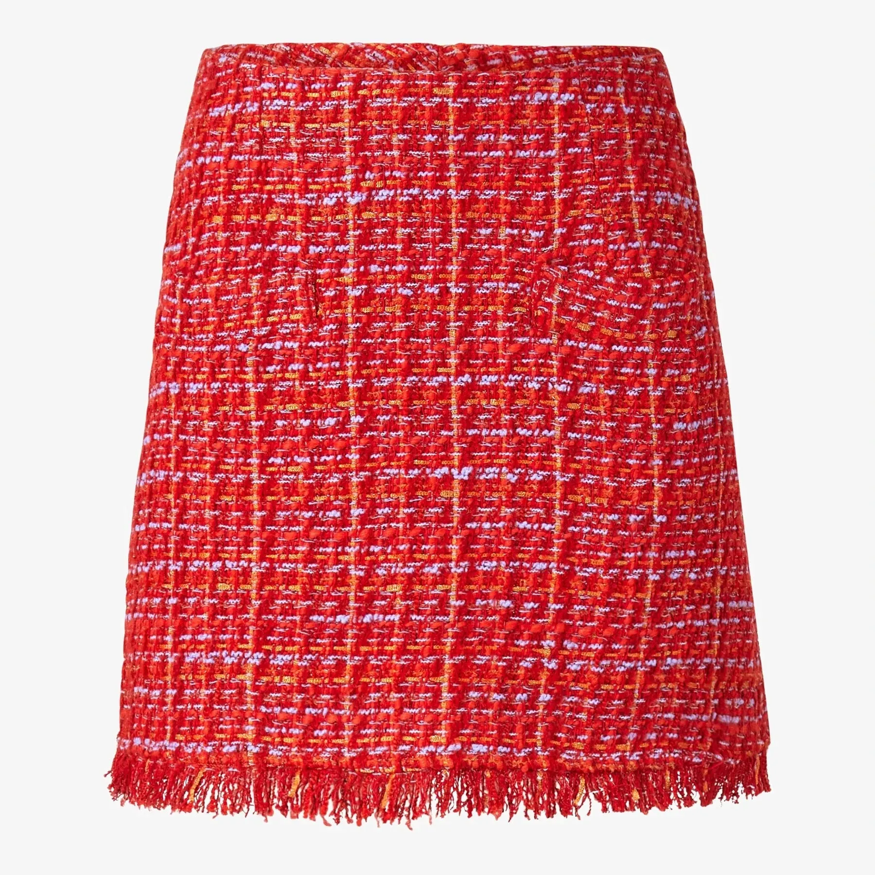 Rich & Royal Mini Skirt with Fringes