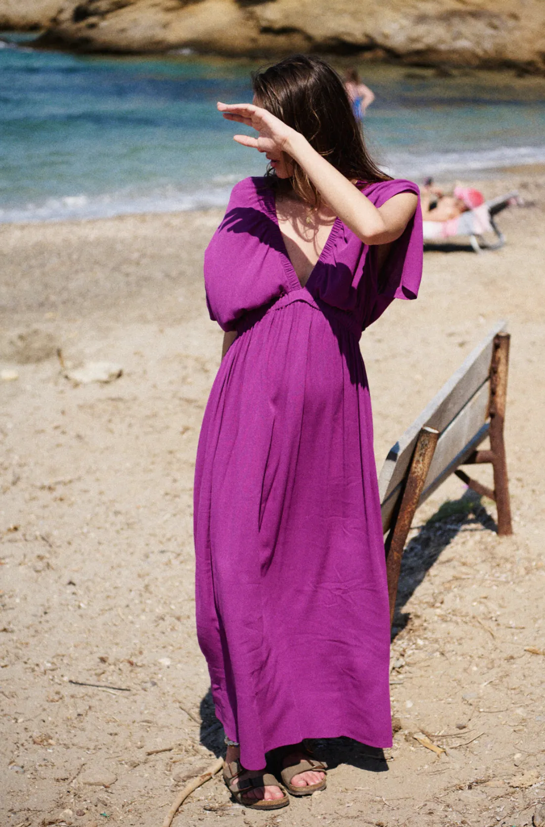 Rokia Fuschia Maxi Dress SALE