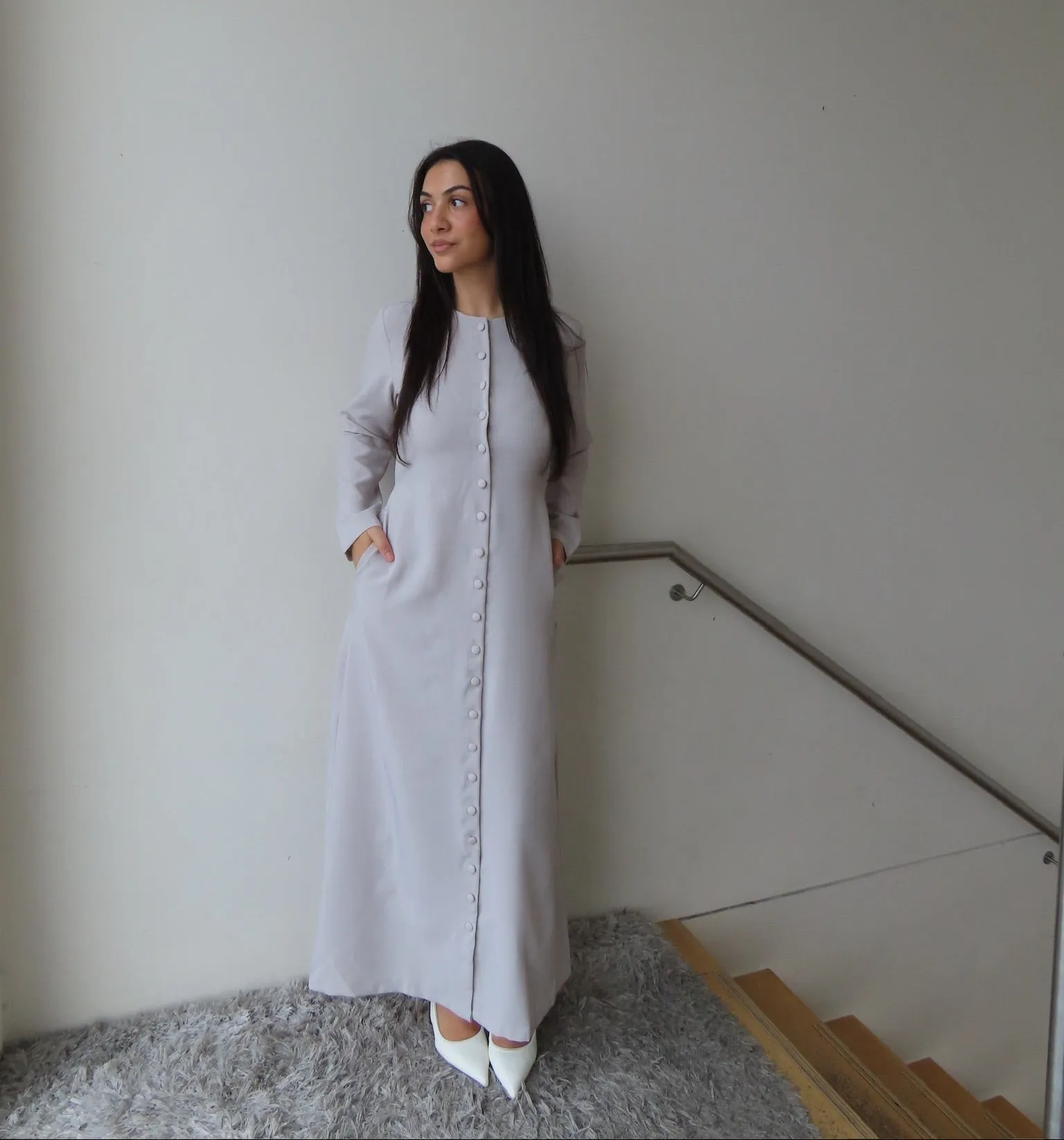 Rosabel Buttoned Dress