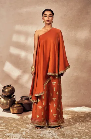 Rust Potters Touch Tunic Set