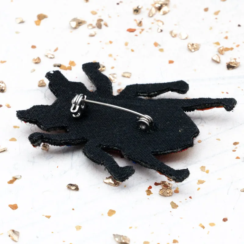 Rustic Beetle Pin