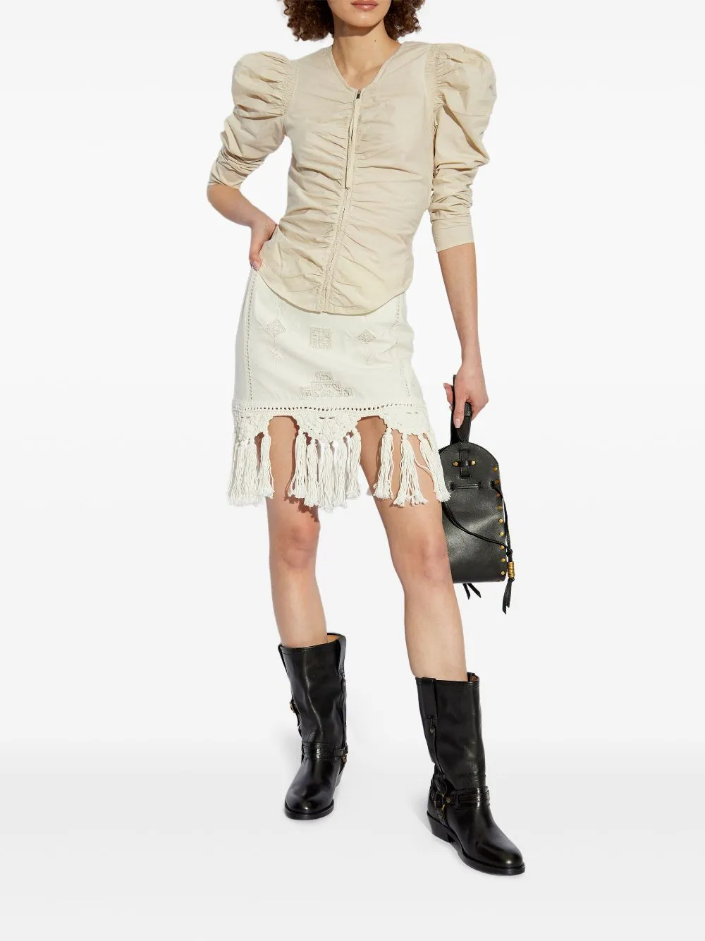 Sandra cotton mini skirt