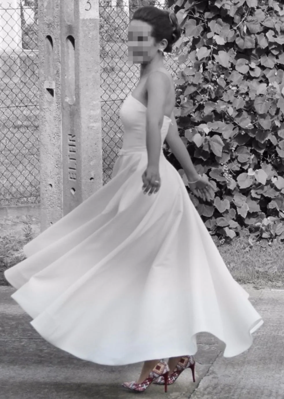 Satin Backless Hi-lo Wedding Gown 2020 vestido de novia corto