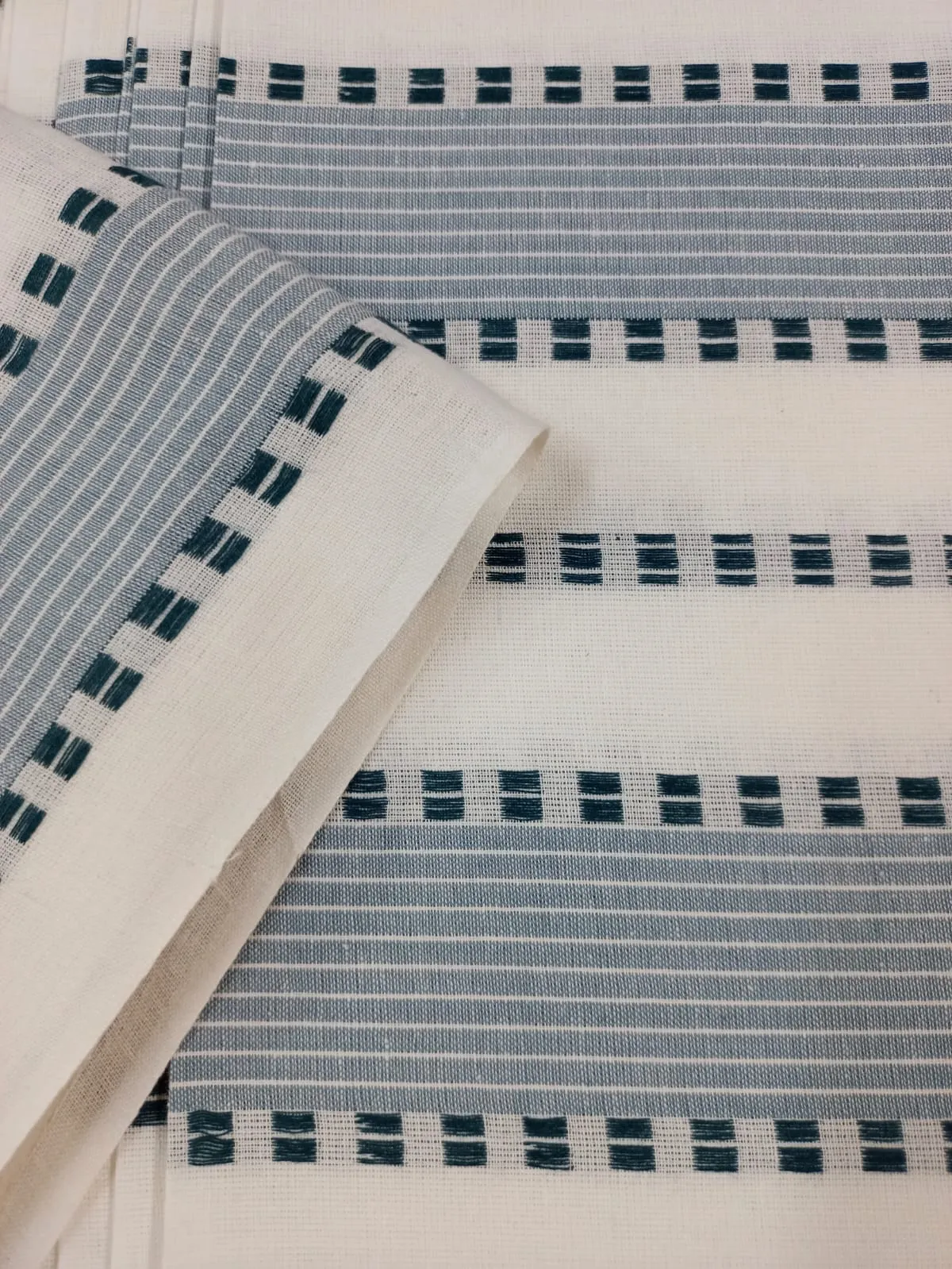 Semi Handloom Pure Cotton Fabric