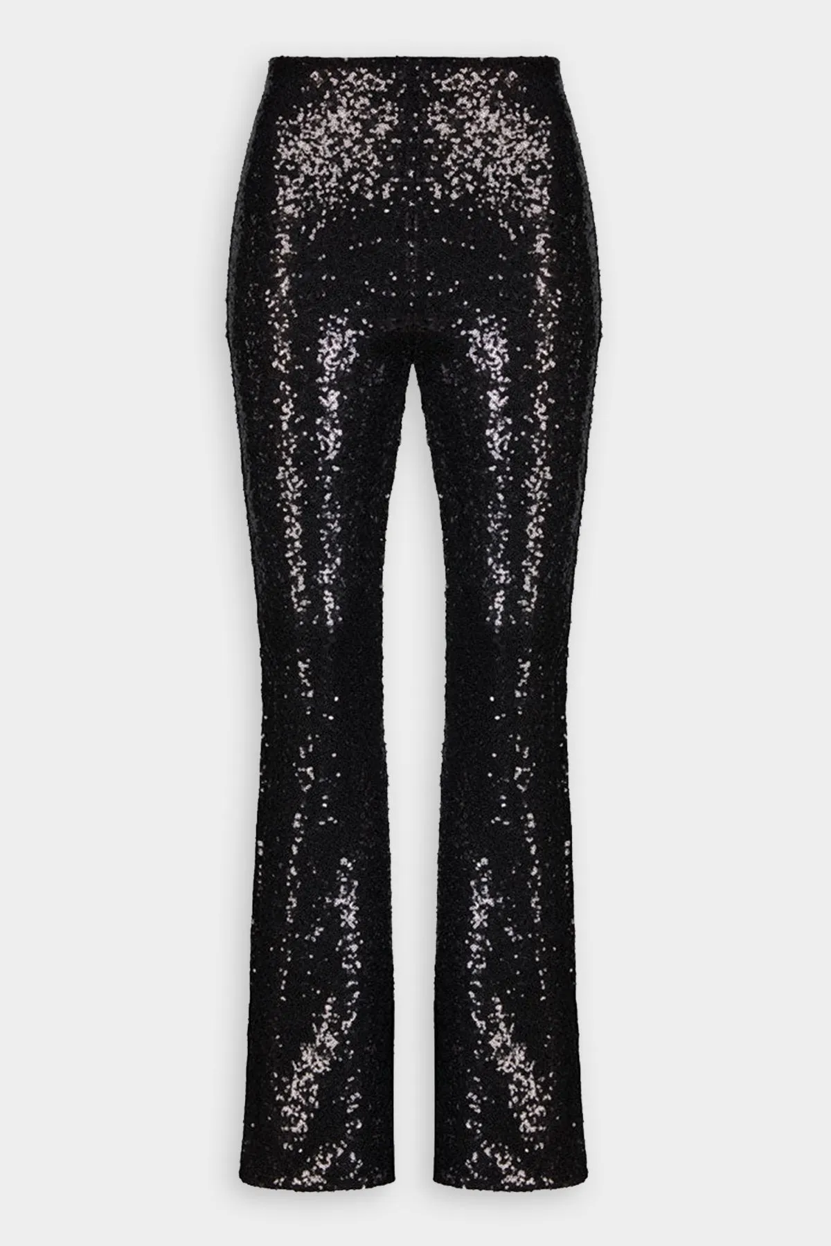 Sequin Flared Legging in Black
