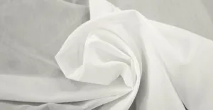 Silk Cotton Voile Ivory
