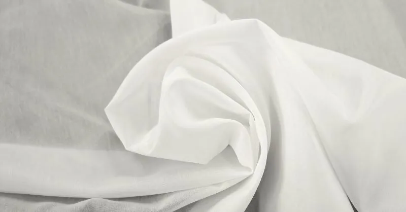 Silk Cotton Voile Ivory