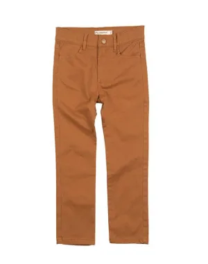 SKINNY TWILL PANT - PECAN