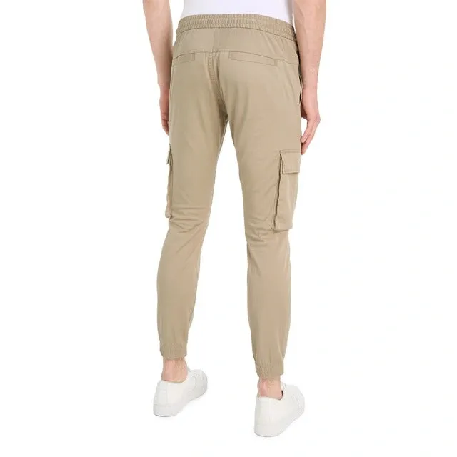 Skinny Washed Cargo in Plaza Taupe