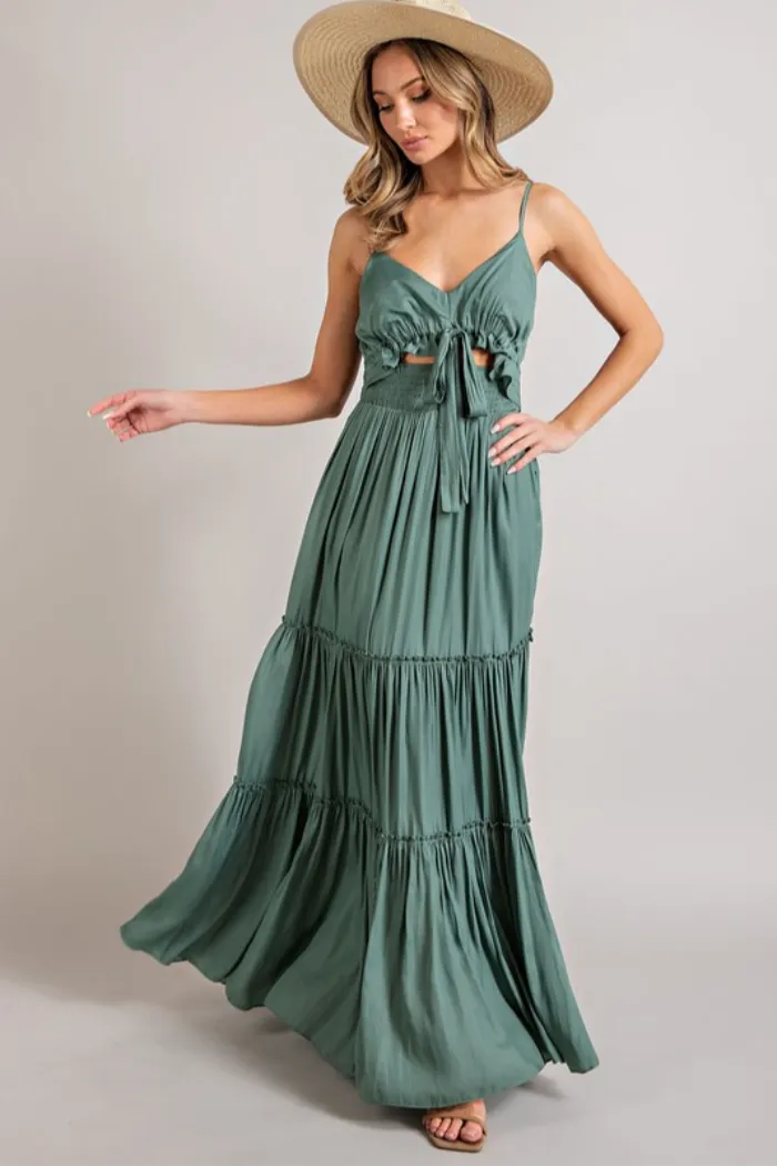 Smocked Maxi Dress
