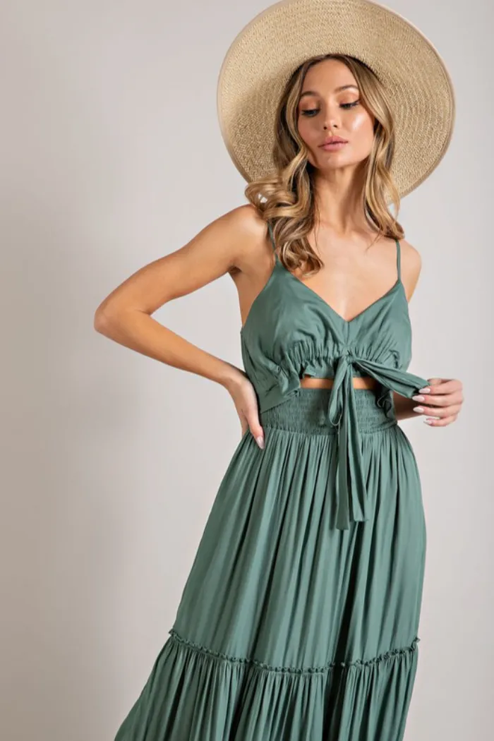 Smocked Maxi Dress