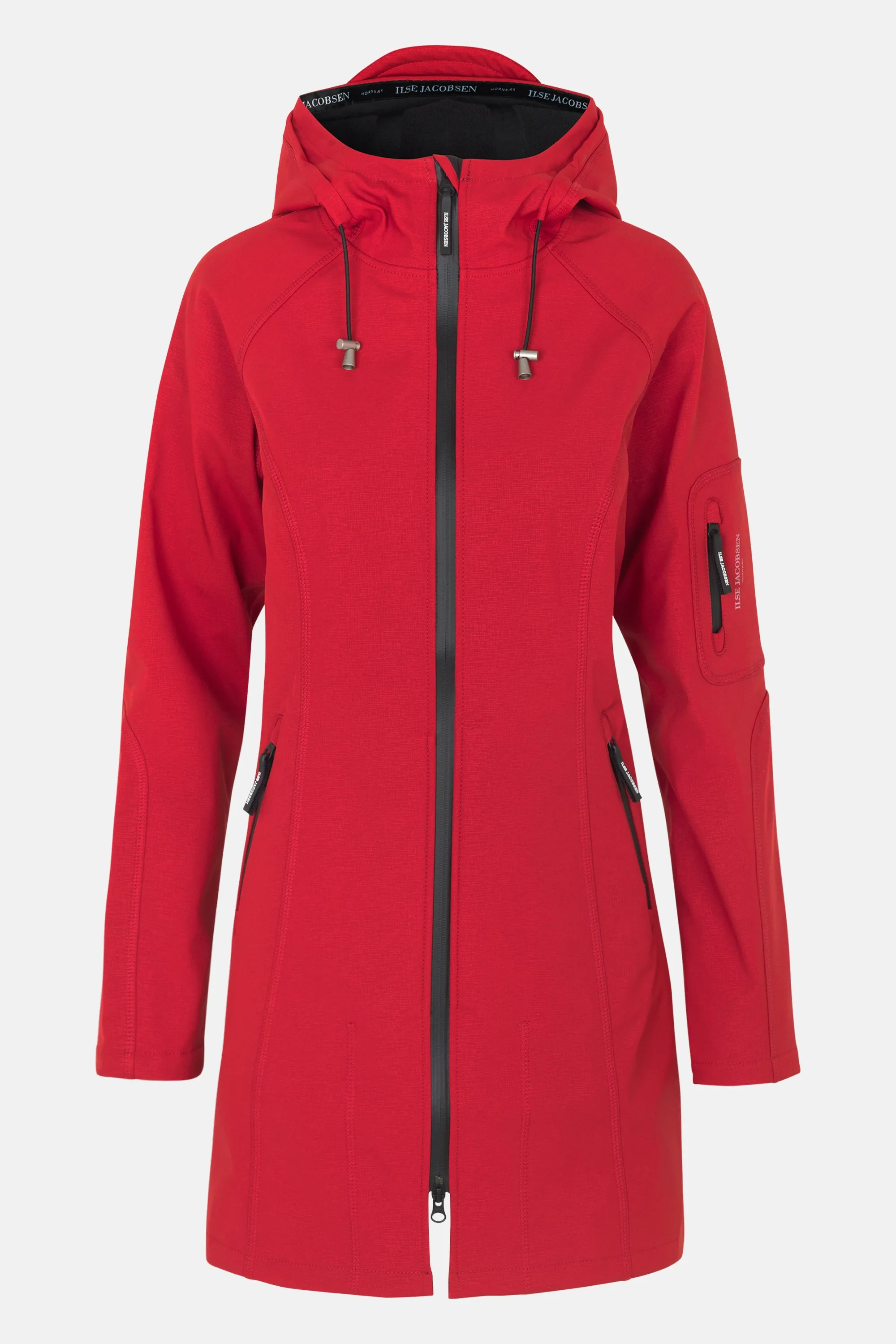 Softshell Regenmantel - Deep Red