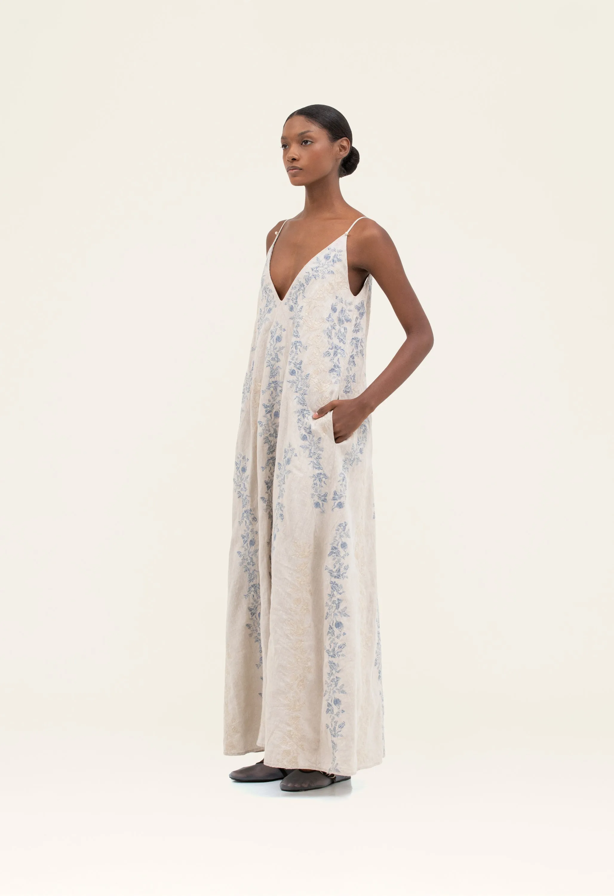 Soledad Bougainvillea Maxi Dress