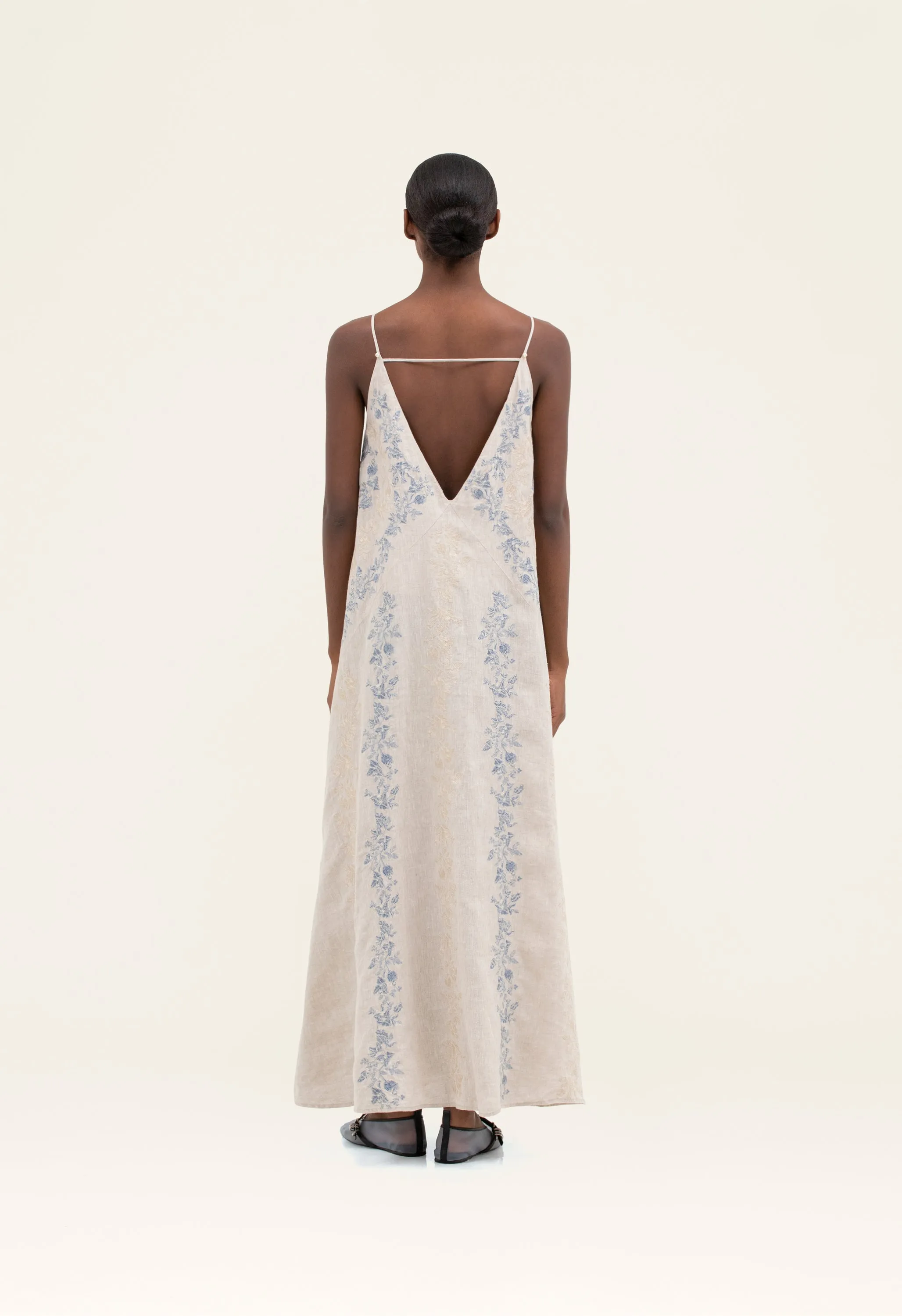 Soledad Bougainvillea Maxi Dress