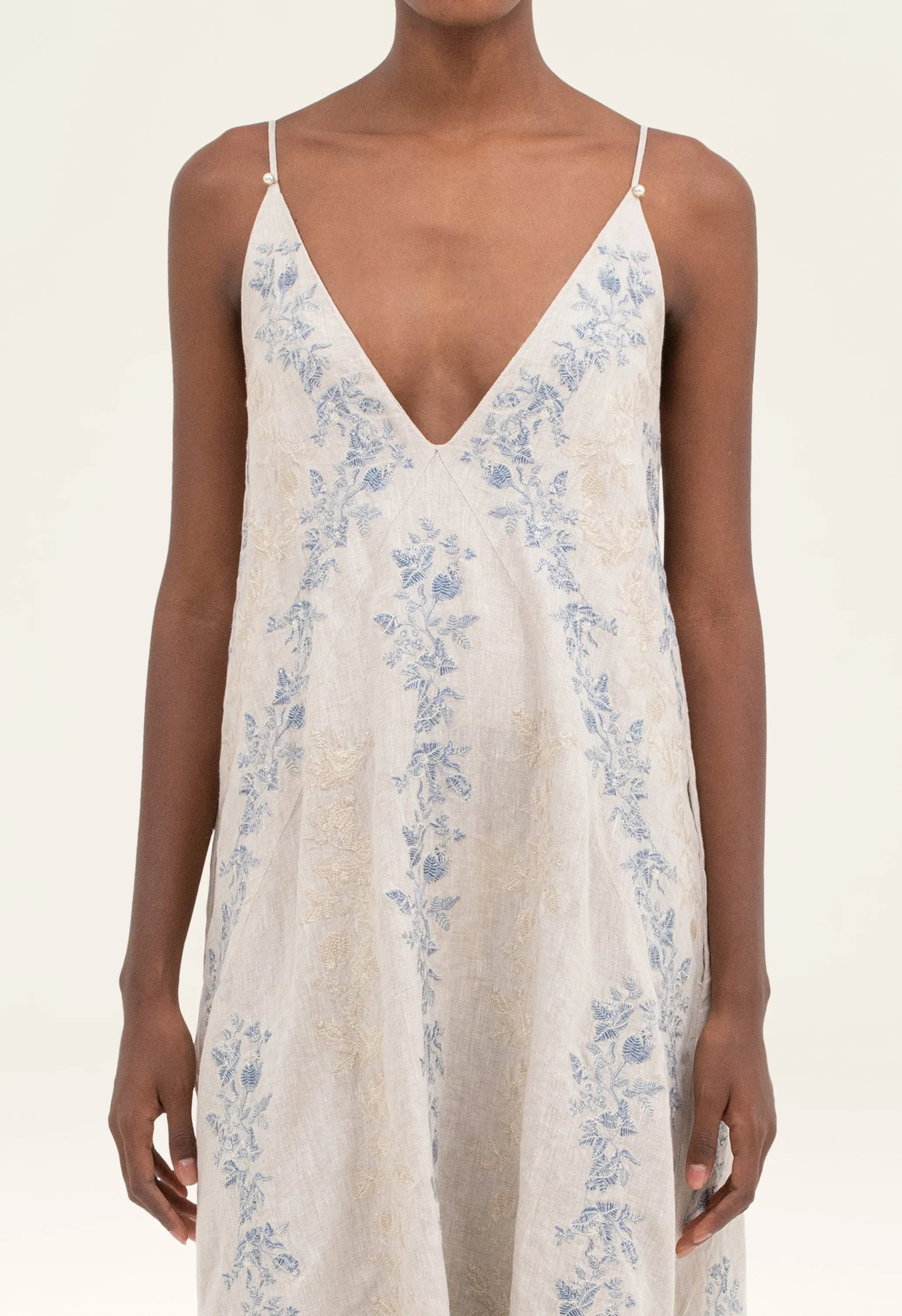 Soledad Bougainvillea Maxi Dress