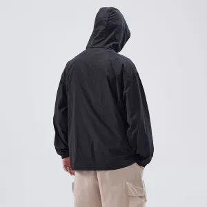 Solid Color Summer Windbreaker with UPF50  Sun Protection