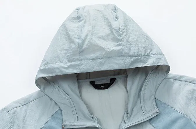 Solid Color Summer Windbreaker with UPF50  Sun Protection