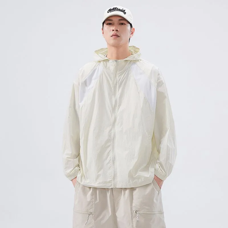 Solid Color Summer Windbreaker with UPF50  Sun Protection