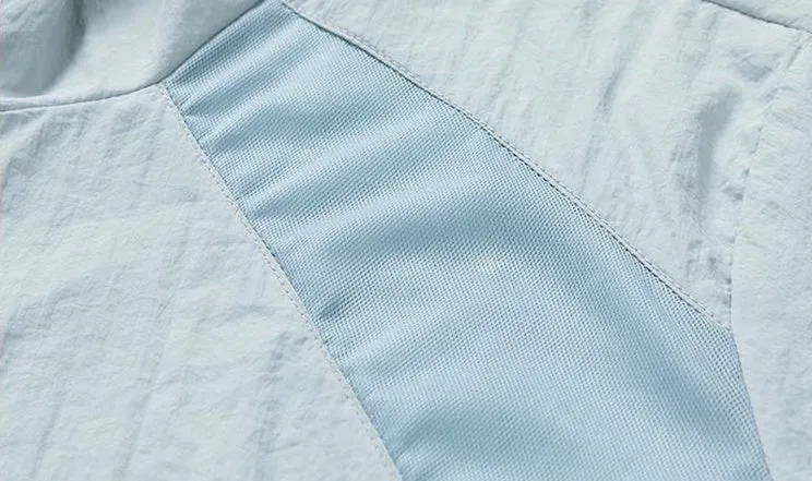 Solid Color Summer Windbreaker with UPF50  Sun Protection