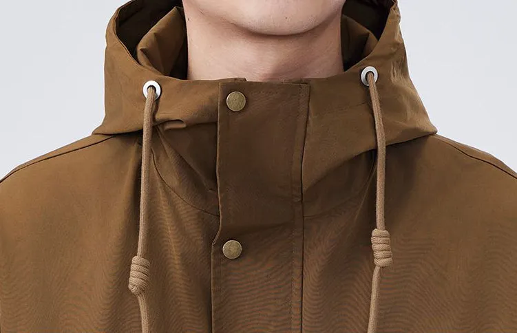 Solid Color Windproof Raincoat for Outdoor Adventures
