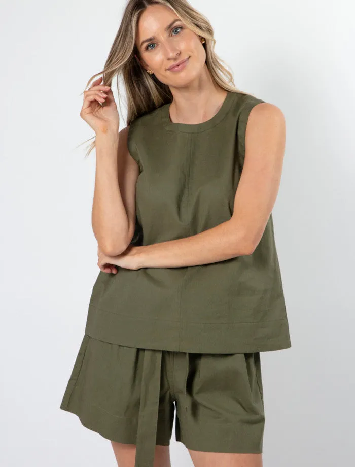 Stella   Gemma Raven Top | Olive Grove