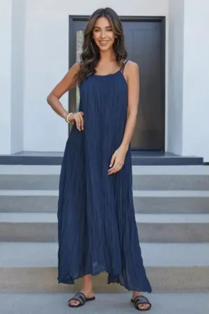 Strappy Gauze Maxi Dress