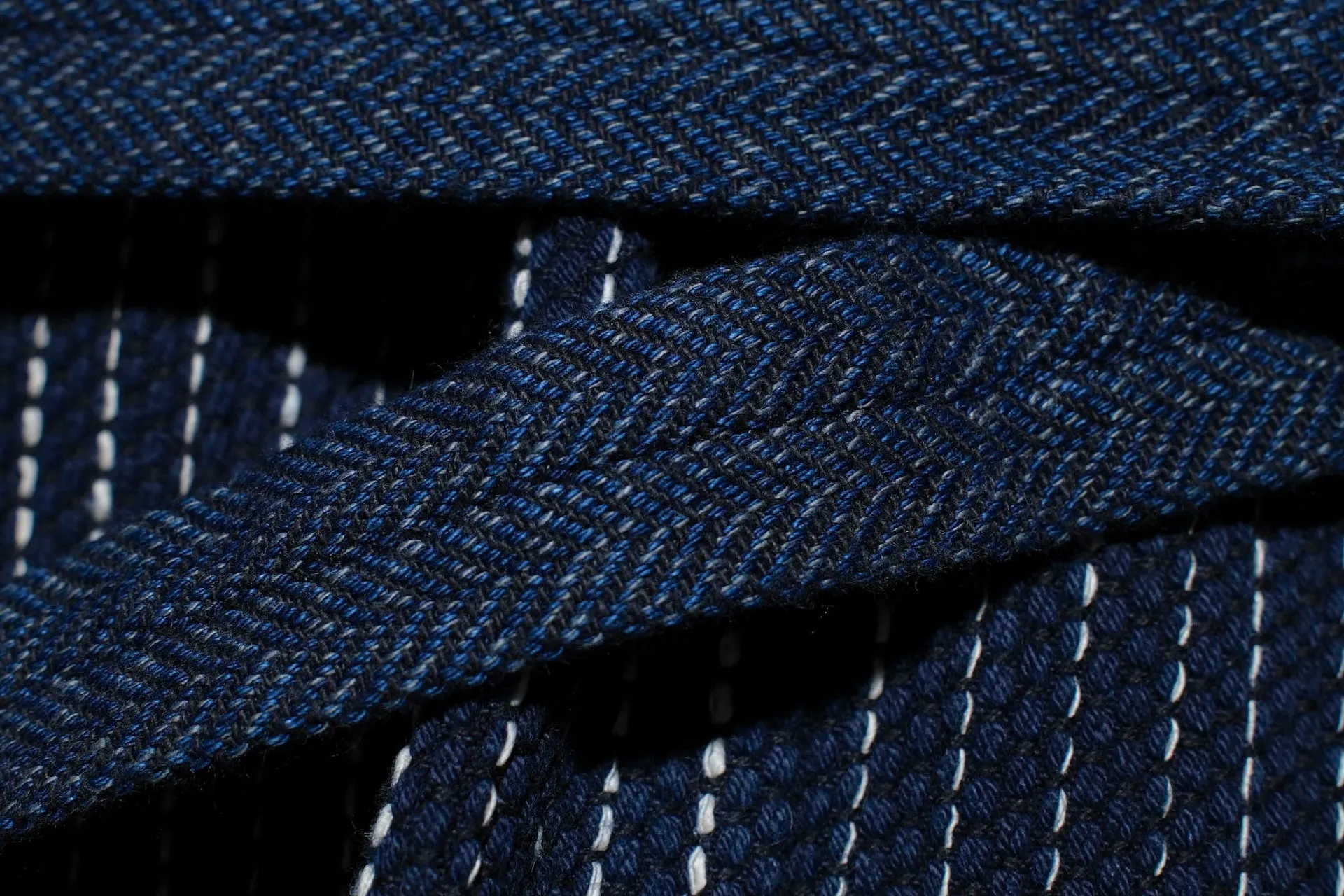 Studio D'Artisan 13oz Indigo Dyed "Rain Kakuri Sashiko" Vest