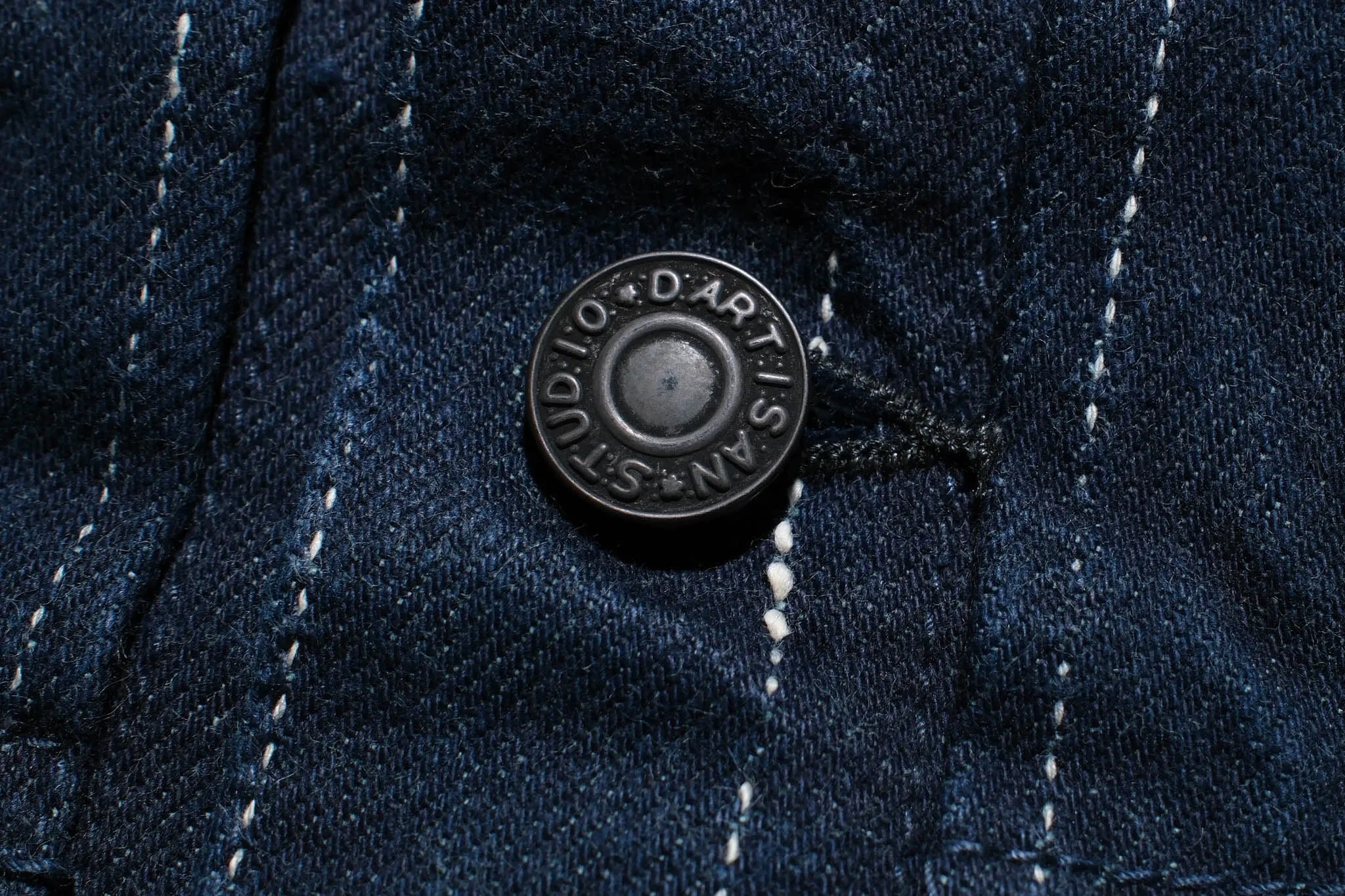 Studio D'Artisan 14oz Indigo Dyed "Rain Kasuri" Type 1 Denim Jacket