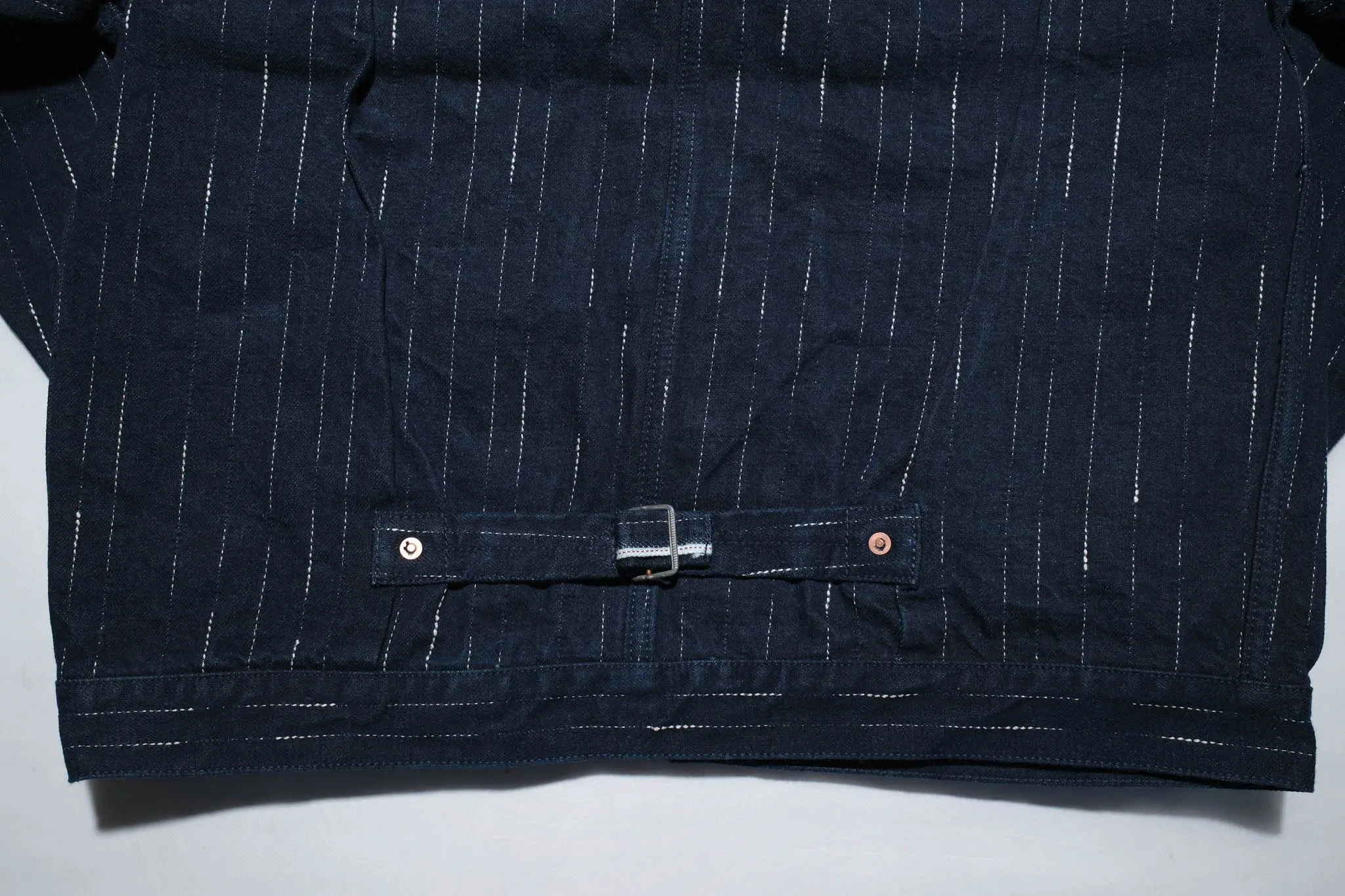 Studio D'Artisan 14oz Indigo Dyed "Rain Kasuri" Type 1 Denim Jacket