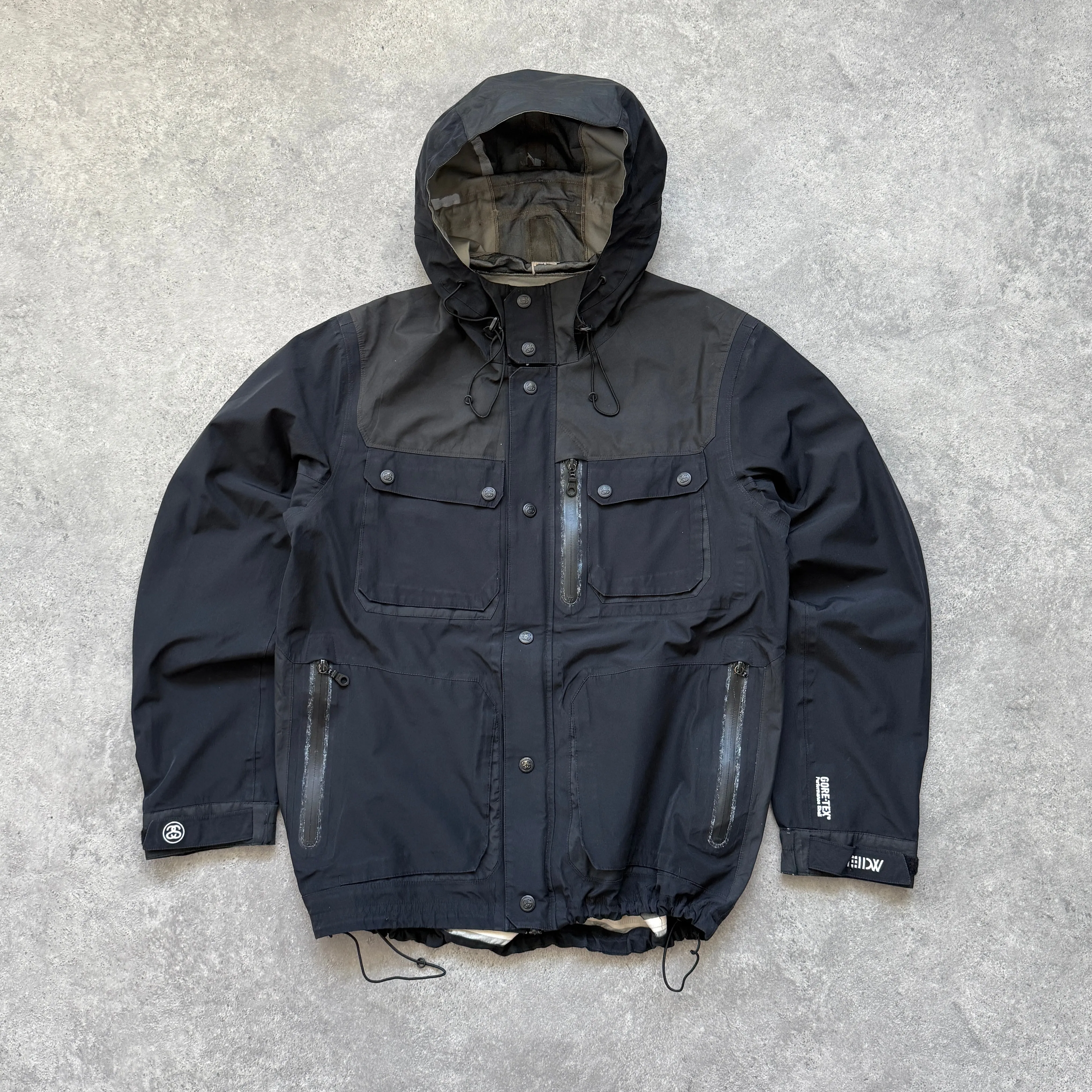 Stussy x 13DW 2010 Gore-tex technical shell jacket (L)
