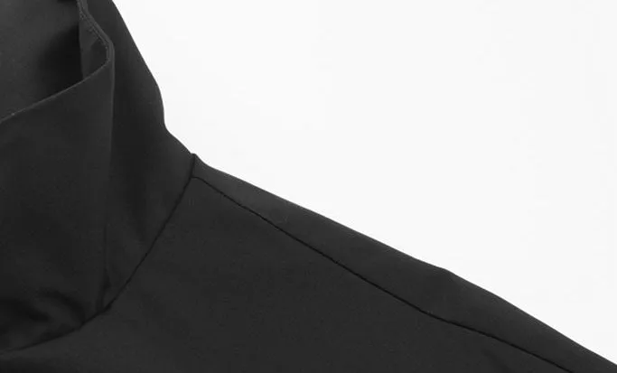 Stylish Patchwork Stand-Up Collar Rain Coat for Men