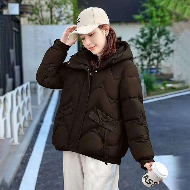 Stylish Quilted Women's Puffer Jacket for Windproof Cold Weather Wear