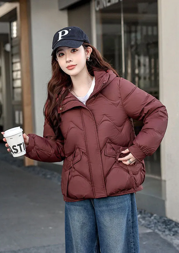 Stylish Quilted Women's Puffer Jacket for Windproof Cold Weather Wear