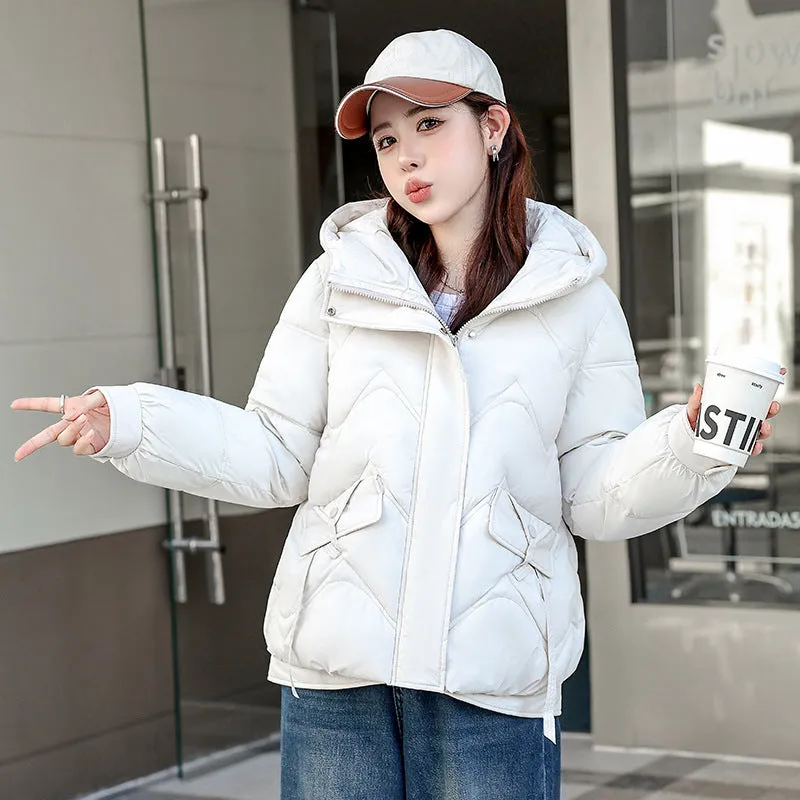 Stylish Quilted Women's Puffer Jacket for Windproof Cold Weather Wear