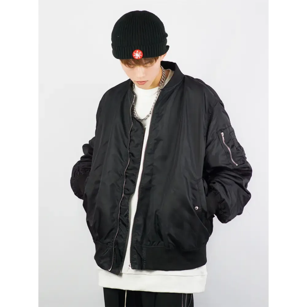 Stylish Skeleton Jacket with O-Neck for Y2K Fashion Enthusiasts