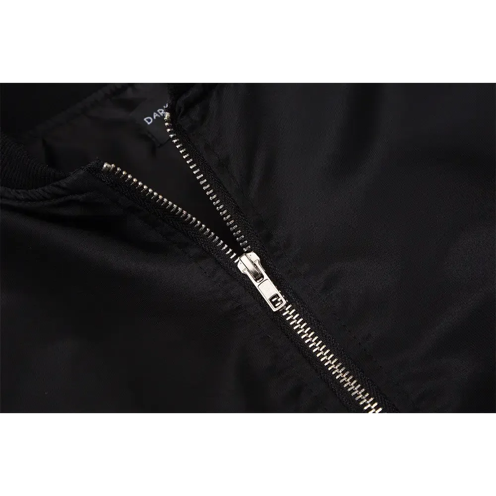Stylish Skeleton Jacket with O-Neck for Y2K Fashion Enthusiasts