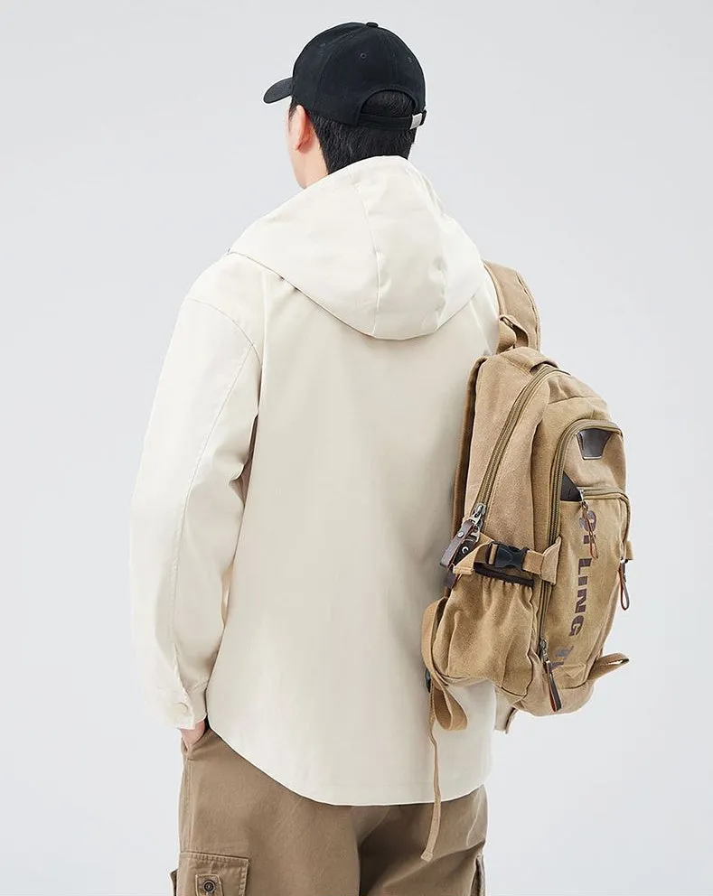Stylish Solid Barbour Jacket Featuring a Flap Pocket and Hooded Design
