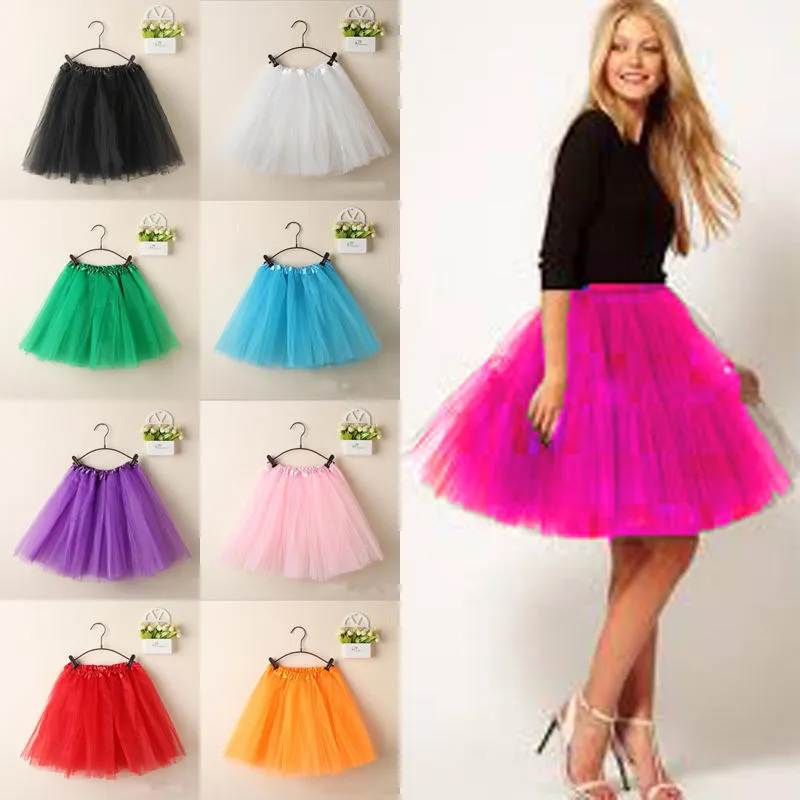 Summer Vintage  Skirt Adult Fancy Ballet Dancewear Party Ball Gown Mini Skirt