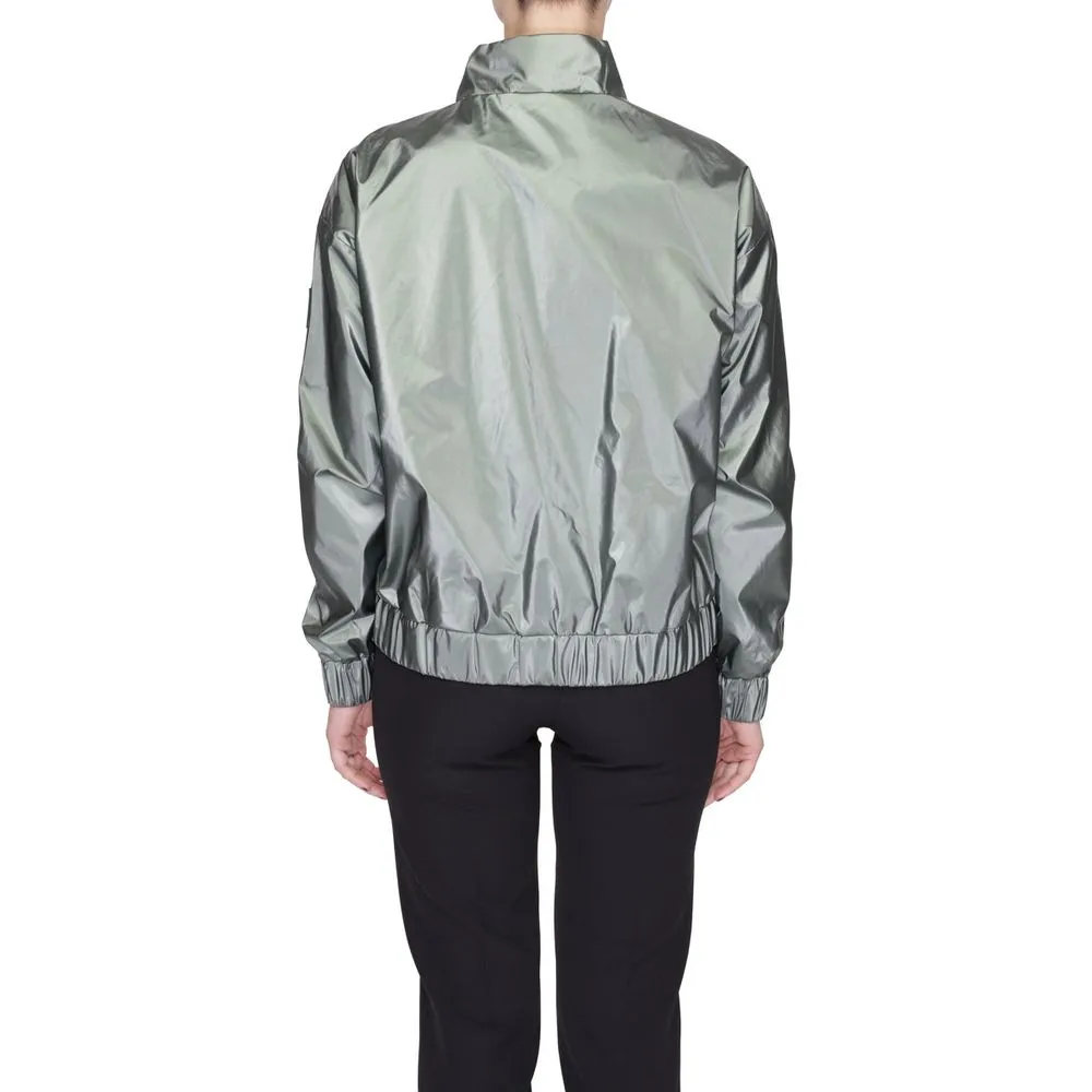 Suns Green Polyester Jackets & Coat