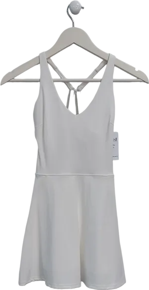 T/ALA White Skinluxe Built In Support Active Dress UK XXS-XS