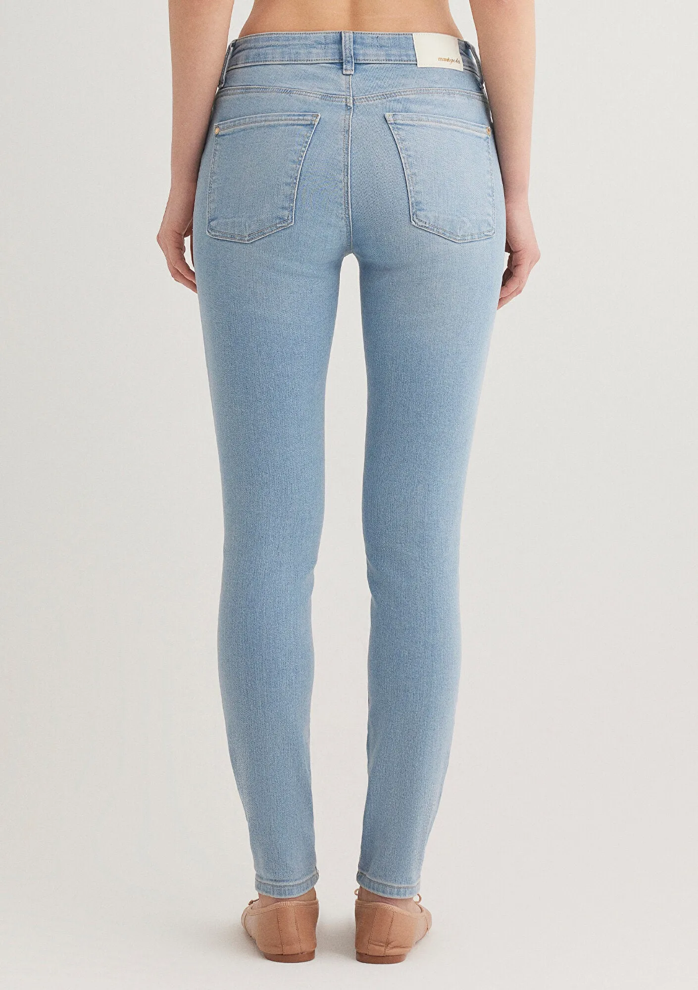 Tess Light Blue Gold Premium Jean Pants
