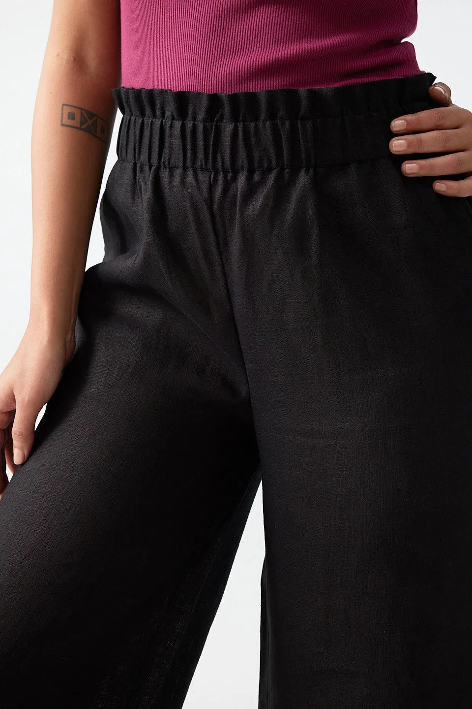 The Linen Flared Pants