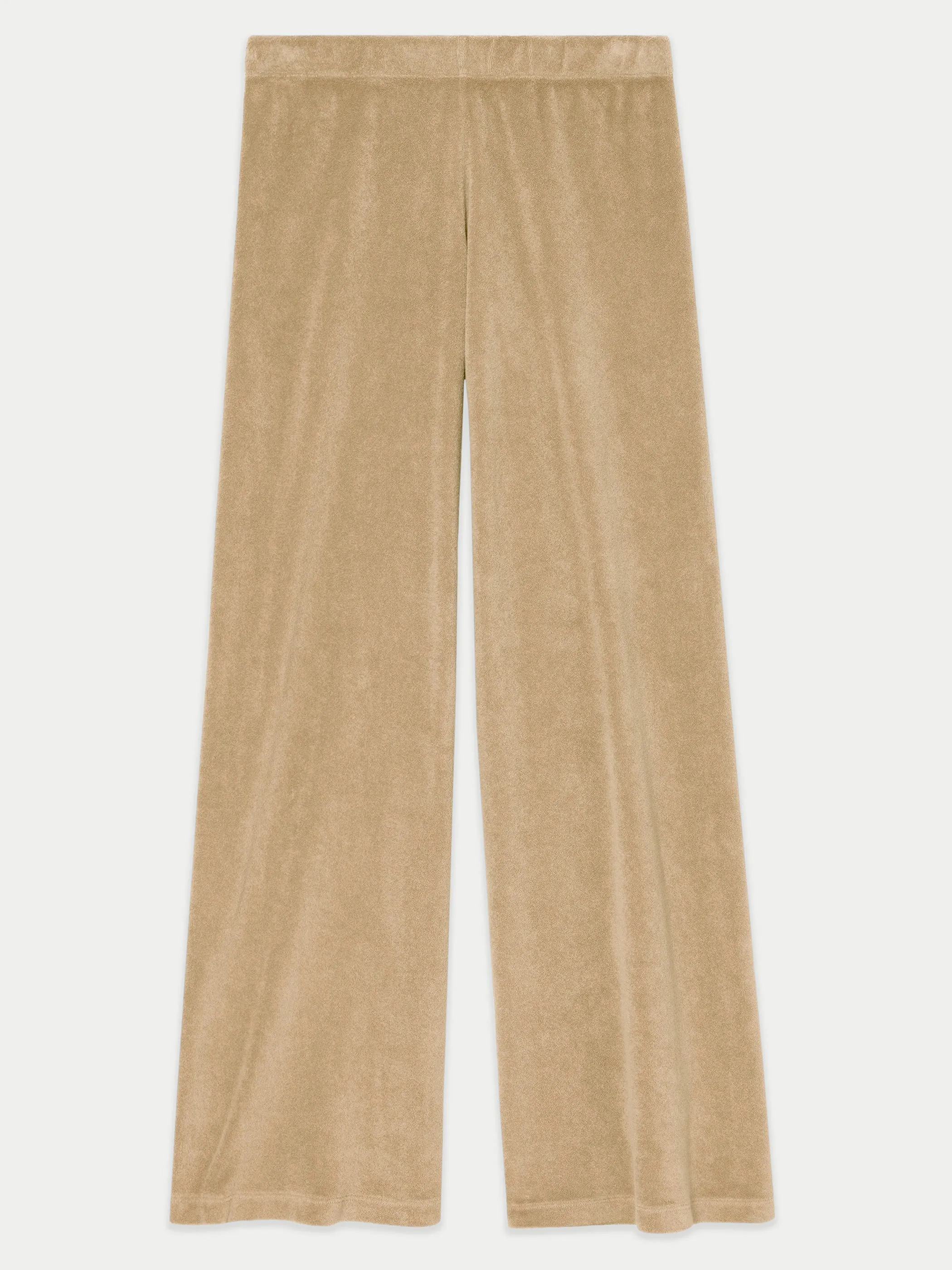 The Lito Low Rise Flare Pants in Terry
