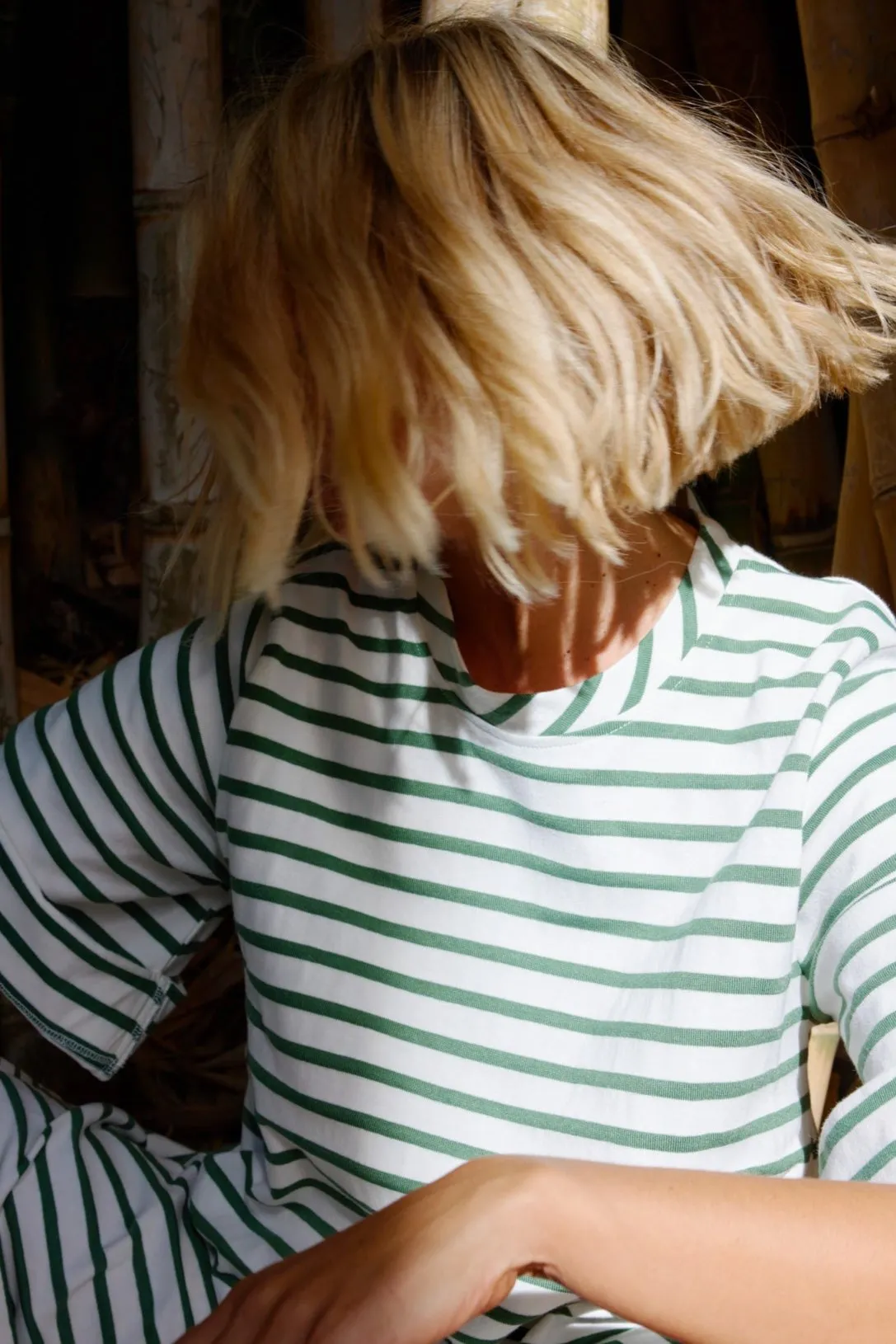THE TANZANIA BORDER. Green & White. LAST ONE! SIZE 6!