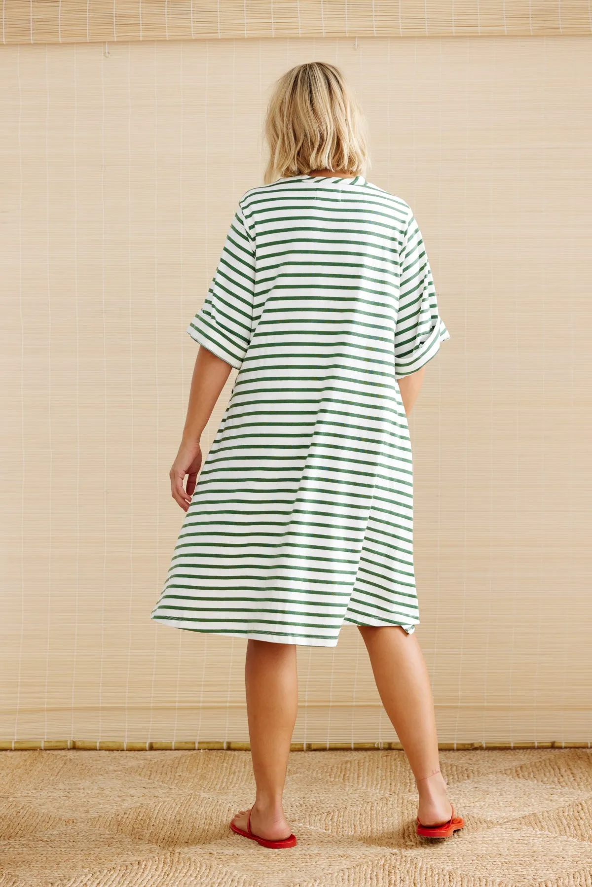 THE TANZANIA BORDER. Green & White. LAST ONE! SIZE 6!