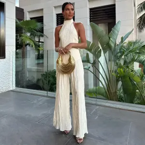 Tiana Classy Asymmetrical Backless Jumpsuit