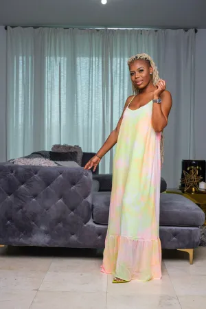 Tie-Dye Maxi Dress