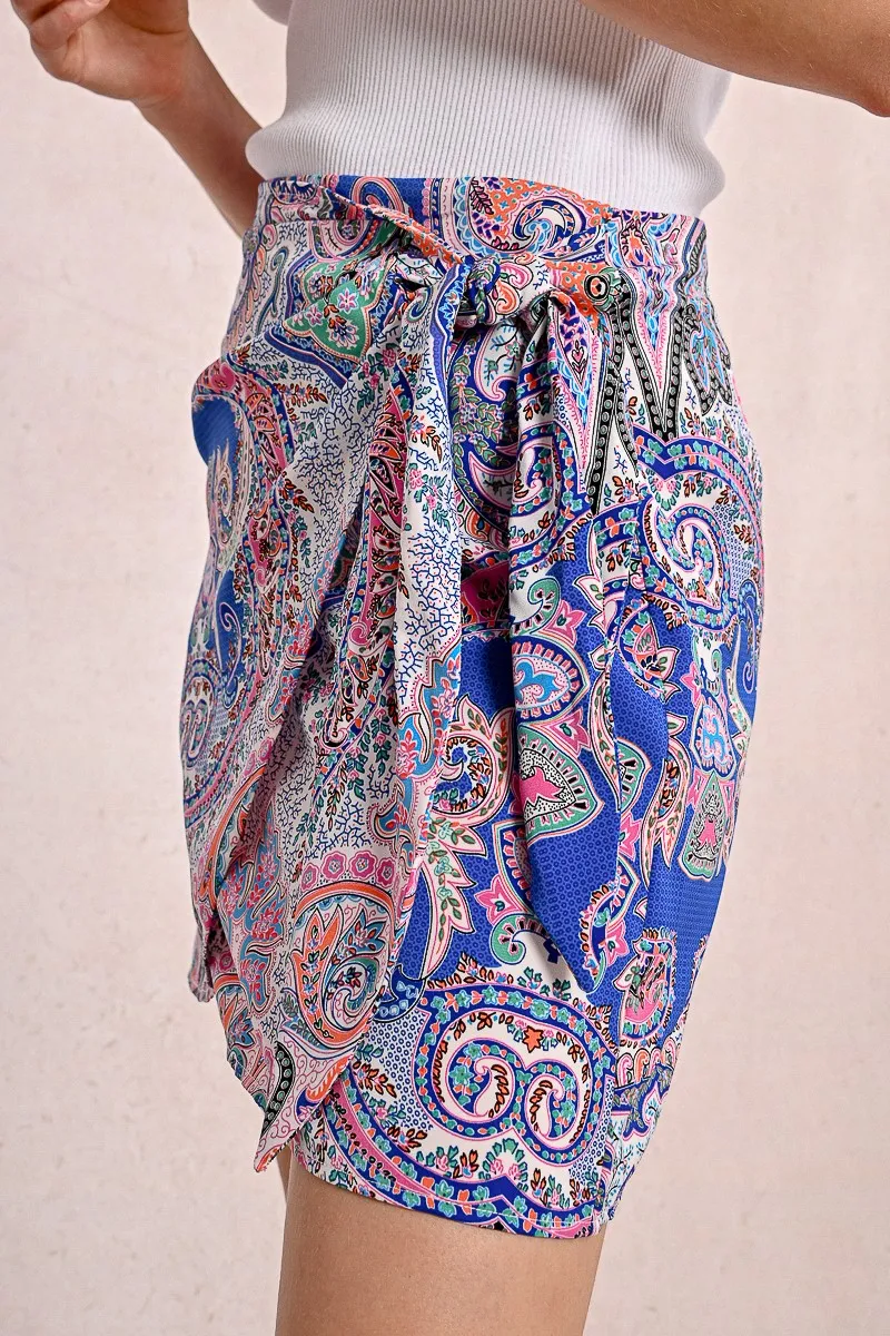 TIE MINI SKIRT