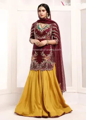 Traditional Pakistani Gharara Wedding Party 2021 #PN01