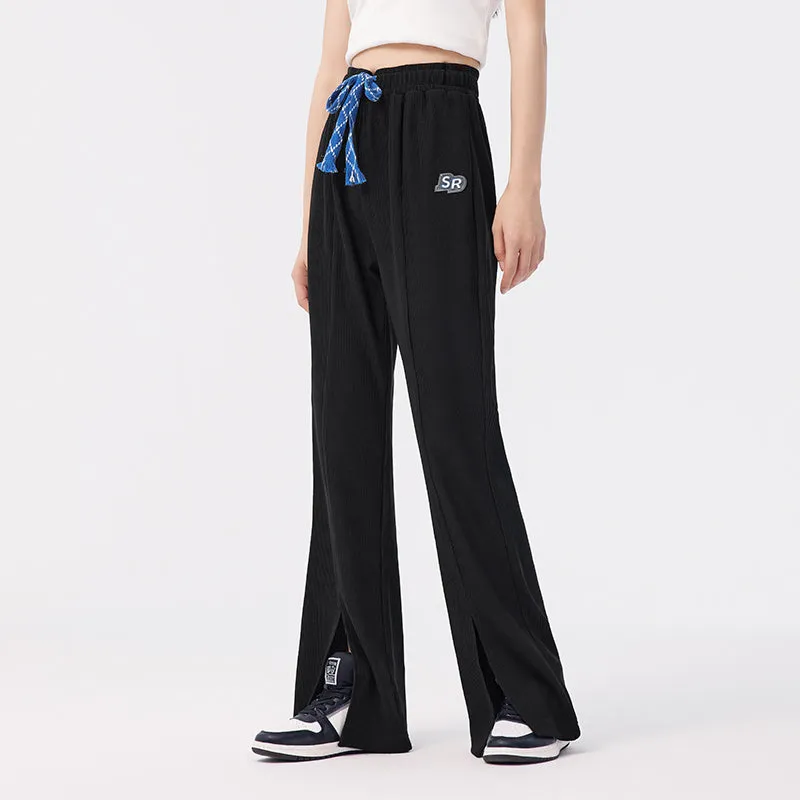 Trendy Flared Split Pants for Women